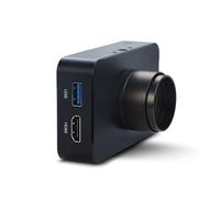 MOKOSE Caméra HDMI 12 MP 4K 1080P USB HD avec enregistrement 4K @ 30 FPS - Caméra industrielle C/CS Mount Time Lapse et rafale - Avec objectif grand angle manuel fixe de 3,2 mm