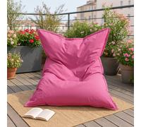Moku pouf rectangulaire d'extérieur xxl 180x140cm rose