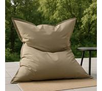 Moku pouf rectangulaire d'extérieur xxl 180x140cm taupe