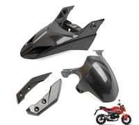 mokuo Kit de garde-boue avant en fibre de carbone pour moto Honda Grom MSX125 2017-2020