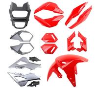 Mokuo Kits de carénage moto compatibles avec Honda Grom MSX 125 2017-2020, couleur rouge