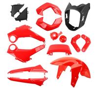 Mokuo Motorcycle Fairing Kits Compatible with Honda Grom MSX 125 2013-2016,Red Color