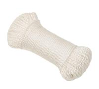 Mokuyard Corde de Travail Blanche 6mm 25m Polypropylène Multi-fonctionnel Quai Ligne Corde pour Bateau, Yachting, Camping et Pêche Sports Voile Randonnée