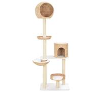 Mokuyary Arbre à Chat avec Griffoirs en Sisal Herbiers Marins Salon B