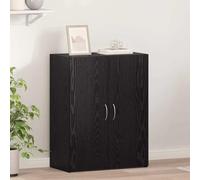 Mokuyary Armoire de bureau, en chêne artisanal, 70 x 32 x 77,5 cm, multi-usages, armoires de rangement et penderies