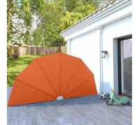 Mokuyary Auvent Latéral Pliable de Terrasse Terre Cuite 200 cm Jardin | Store Paravent Extérieur, Protège du Soleil ou du Vent Brise Vue pour Balcon et Extérieur