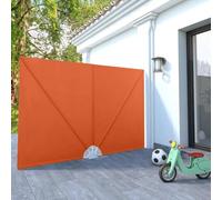 Mokuyary Auvent Latéral Pliable de Terrasse Terre Cuite 240x160 cm Jardin | Store Paravent Extérieur, Protège du Soleil ou du Vent Brise Vue pour Balcon et Extérieur