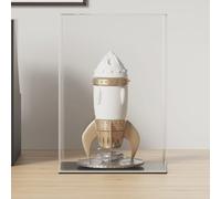 Mokuyary Boîte d'affichage Transparente 17x12x25 cm Acrylique Boîte de Comptoir, Vitrine pour Figurines Collection