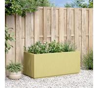 Mokuyary Boîte de Fleurs de Jardin Vert 80 x 36 x 35 cm PP Jardinière de Jardin, Bac de Plantation pour Cultiver Fleur Plantes Succulentes, Terrasse, Patio, Balcon