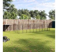 Mokuyary Chenil Noir 19,36 m² Acier Enclos extérieur pour Chiens et Chiots, Cage Niche pour Jardin