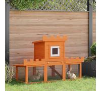 Mokuyary Clapier Large d'extérieur avec 1 Seule Maison Jardin