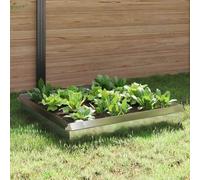 Mokuyary Clôtures Anti-limaces 8 pièce Argent Acier Inoxydable, Bordure de Jardin pour Terrasses, Arrière-Cours