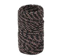 Mokuyary Corde de bateau noire 2 mm 50 m en polypropylène multifonction pour bateau, yachting, camping et pêche, sport, voile, randonnée