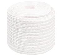 Mokuyary Corde en polypropylène tressé pour bateau - Blanc - 16 mm x 250 m - Résistante aux intempéries - Pour camping, voile, transport, bateau, kayak et pêche