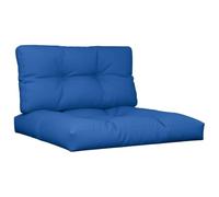Mokuyary Coussin de palette 2 pièces bleu roi tissu pour terrasse, jardin, balcon