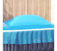 Mokuyary Coussin de Piscine d'hiver Bleu 380 x 180 x 140 cm PVC, Coussin de d'hiver pour Flotteur Hivernage Piscine