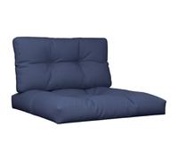 Mokuyary Ensemble de Coussins en Palette Bleu Marine 70x40x12 cm Tissu Matelas Siège Extérieur, Mobilier Confort Coussin pour Canapé, Chaises, Terrasse, Jardin Intérieur et Extérieur