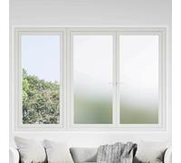 Mokuyary Film de fenêtre Auto-adhésif Blanc dépoli 60 x 2000 cm PVC, Film d’Intimité pour Vitre Bureau Chambre Cuisine Maison