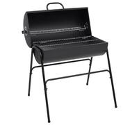 Mokuyary Gril à baril avec 2 grilles de cuisson Noir 80x95x90 cm Jardin