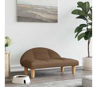 Mokuyary Lit pour Chien Marron 70x52x30 cm Tissu Canapé pour Chien, Antidérapant Panier de Chien pour Petit Moyen Chiens et Chats