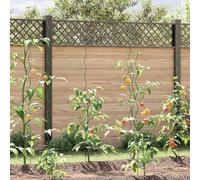 Mokuyary Lot de 50 supports pour plantes - Vert - 110 x 0,6 x 0,6 cm - En acier - Pour tomates et plantes d'intérieur