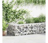 Mokuyary Mur de gabion avec couvercle en acier galvanisé 900 x 30 x 50 cm Panier à pierres en métal, mur de pierre comme clôture de jardin, grille de gabion comme brise-vue