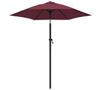 Mokuyary Parasol Bordeaux 200x224 cm Aluminium Jardin