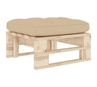 Mokuyary Pouf Palette de Jardin Bois de pin imprégné Repose-Pied de Jardin, Tabouret Meuble de Terrasse pour Canapé, Balcon, Extérieur -G
