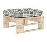 Mokuyary Pouf Palette de Jardin Bois de pin imprégné Repose-Pied de Jardin, Tabouret Meuble de Terrasse pour Canapé, Balcon, Extérieur -L