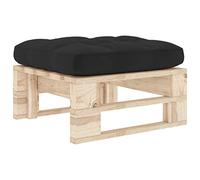 Mokuyary Pouf Palette de Jardin Bois de pin imprégné Repose-Pied de Jardin, Tabouret Meuble de Terrasse pour Canapé, Balcon, Extérieur -H