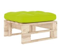 Mokuyary Pouf Palette de Jardin Bois de pin imprégné Repose-Pied de Jardin, Tabouret Meuble de Terrasse pour Canapé, Balcon, Extérieur -D