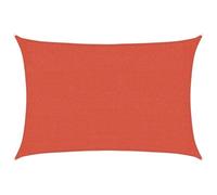 Mokuyary Voile d'ombrage 160 g/m² Terre Cuite 2x3 m PEHD, Protection Solaire Voile d'Ombrage pour Jardin, Terrasse, Balcon, Camping, Pergola