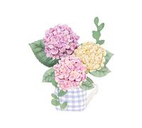 Mokylor Bouquet de Fleurs Carte de Voeux pour la Fête des Mères, Carte de Voeux Fleur 3D Créative Unique Multicolore pour Le Jour de Pâques et la Fête des Mères, Anniversaire(B)