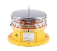 Mokylor Sidelight Beacon Light, Solar Power Sidelight IP68 Étanche LED Navire Marine Dock Barge Balise de Sécurité Clignotant Éclairage 360 °