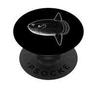 Mola Mola Illustration Plongeur sous-Marin Océan PopSockets PopGrip Adhésif