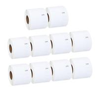 Molabel Étiquettes 10 Rouleaux pour Dymo S0722430 99014 101 x 54mm avec Puce - Compatible avec les Imprimantes Dymo LabelWriter 450-220 Étiquettes par Rouleau