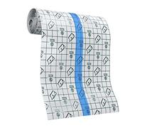 Molain 1 rouleau de pansement étanche pour tatouage Bande de protection pour la peau contre la seconde peau Bandage adhésif transparent pour tatouage plaies, résistant à l'eau (transparent)