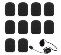 Molain 10 pièces protection anti-pop microphone, couverture microphone coupe-vent, microphone mousse, microphone coupe-vent anti-poussière Mic Cover mousse protection pop micro avec Bonne élasticité