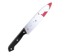 Molain Faux couteau pour Halloween, faux couteau de cosplay, faux couteaux sanglants de 30,5 cm, accessoire de déguisement d'Halloween, accessoires d'horreur classiques d'Halloween