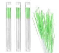 Molain Lot de 180 nettoyeurs de trous de boucles d'oreilles, fil dentaire jetable pour boucles d'oreilles, outil de nettoyage pour piercing d'oreille pour homme et femme (vert)