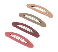 Molain Lot de 4 grandes pinces à cheveux Snap - Pour femme - 9 cm de long - Grandes pinces à cheveux - Accessoires pour cheveux épais, fins et fins