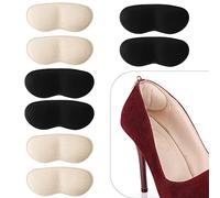 Molain Lot De 4 Paires Semelles Talon Pour Homme Et Femme Coussinets Chaussures Lâches Inserts Trop Gros Protection Autocollante Les Pieds Soulagement La Douleur