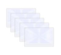 Molain Loupe de Poche x3-5 Lentilles de Fresnel Portables pour Cartes de Crédit, Portefeuille et Bijoux - Aide à la Lecture