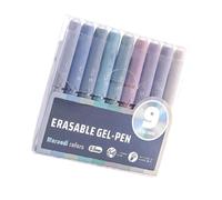 Molandi Lot de stylos gel effaçables 9 couleurs | Prenez les stylos pour l'examen de l'étude sur les notes du bureau du planificateur de révision