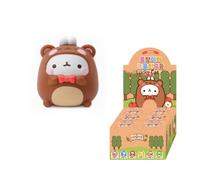 MOLANG and Animal Friends Series Blind Box Action Figurines Mystery Box Jouets mignons aléatoires Cadeau d'anniversaire Noël Jouets à collectionner pour ornements de bureau 6 pièces