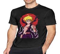 MOLARARTS The Seven Deadly Sins T-Shirt en Coton à Manches Courtes pour Homme Noir M