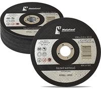 Molatool Disques de coupe standard 150 x 2,5 x 22,2 mm, 20 pièces pour métal, acier, acier inoxydable/inoxydable, boîte d'économie de 20 disques flexibles pour meuleuse d'angle