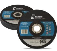 Molatool Lot de 10 disques à tronçonner professionnels - 150 x 1,2 x 22,2 mm - Pour métal, acier, acier inoxydable/inox