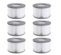 Molbory 6 Morceaux Filtre Spa Lite pour Mspa, Filtre pour mspa Lite, pour MSPA Whirlpool Filter - Cartouches filtrantes pour sous - Bateaux et Spa Chauds, pour piscines gonflables MSPA FD2089