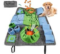 Molbory Grand Tapis à renifler pour Chien - 75 x 50 cm - Tapis à renifler pour Chien - Jouet Intelligent - Tapis à renifler antidérapant - Jouet Intelligent pour Chiens et Chats